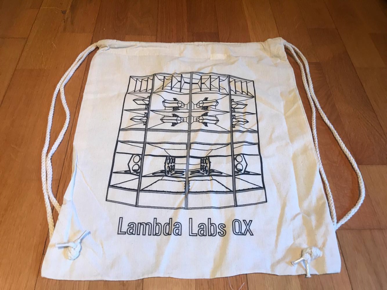 Lambda Labs QX3 Gym bag White